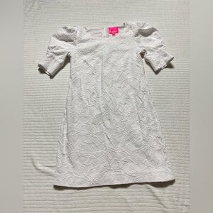 Lilly Pulitzer Ivory Textured Midi Dress